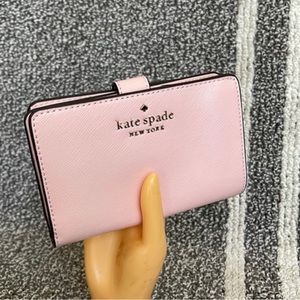 Kate Spade ♠️ Staci Saffiano Leather Medium Bifold Wallet